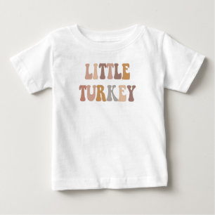 T-shirt Pour Bébé Tenue de petit dindon de Thanksgiving Mignon aut