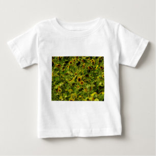T-shirt Pour Bébé Terrain de tournesol