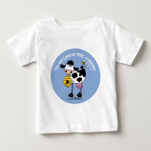 T-shirt Pour Bébé Terre de lait et de miel (Devant)