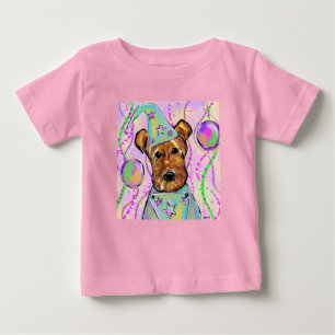 T-SHIRT POUR BÉBÉ TERRIER AIREDALE  