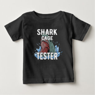 T-shirt Pour Bébé Tester de cage de requin - Funny Ocean Adventure H