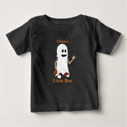 T-shirt Pour Bébé Teta's Little Boo Boy Trick ou le soin bébé T-Shir