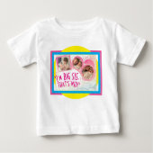 T-shirt Pour Bébé Tête brillante ensoleillée pour le plaisir estival (Devant)