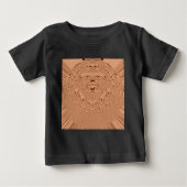 T-shirt Pour Bébé Tête de lion (Devant)