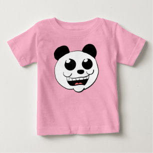 T-shirt Pour Bébé Tête de panda de dessin animé