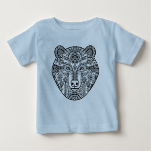 T-shirt Pour Bébé Tête d'ours de style