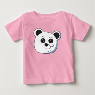 T-shirt Pour Bébé Tête d'ours panda de dessin animé