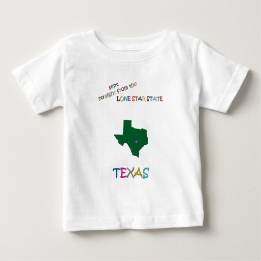 T-SHIRT POUR BÉBÉ TEXAS (Devant)