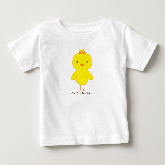 T-shirt Pour Bébé Texte personnalisé de la sélection (Devant)