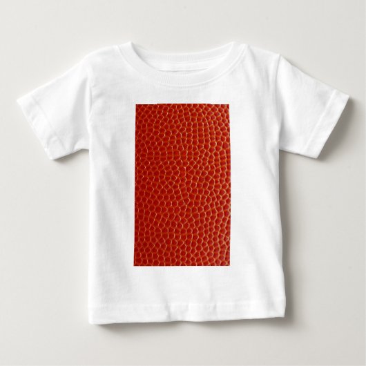 T-shirt Pour Bébé Texture de gros plan du basket-ball (Devant)