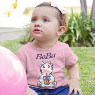 T-shirt Pour Bébé thé bulle boba