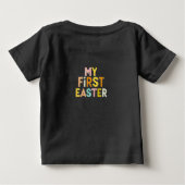 T-shirt Pour Bébé The little girl's first Easter (Dos)