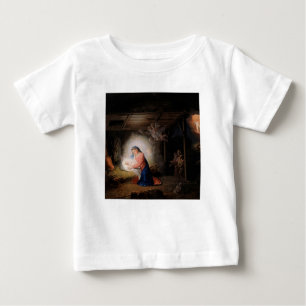 T-shirt Pour Bébé The Nativity of Christ (by Vladimir Borovikovsky)