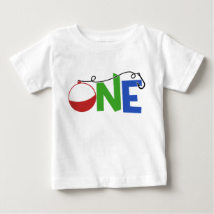 T-shirt Pour Bébé Thème de pêche 1er anniversaire