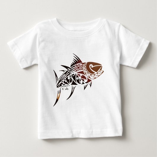 T-shirt Pour Bébé Thon (Devant)