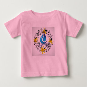T-shirt Pour Bébé Threads d'harmonie : Notes mélodiques Tee
