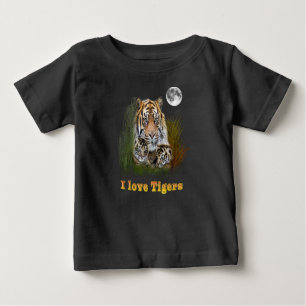 T-shirt Pour Bébé Tigre