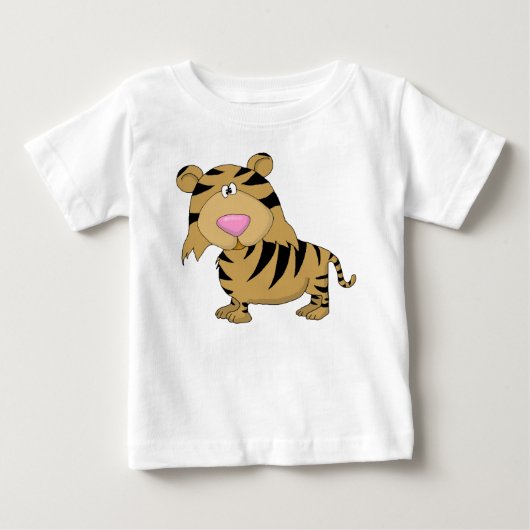 T-shirt Pour Bébé Tigre (Devant)