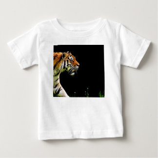 T-shirt Pour Bébé Tigre approchant - Oeuvres d'art d'animaux sauvage