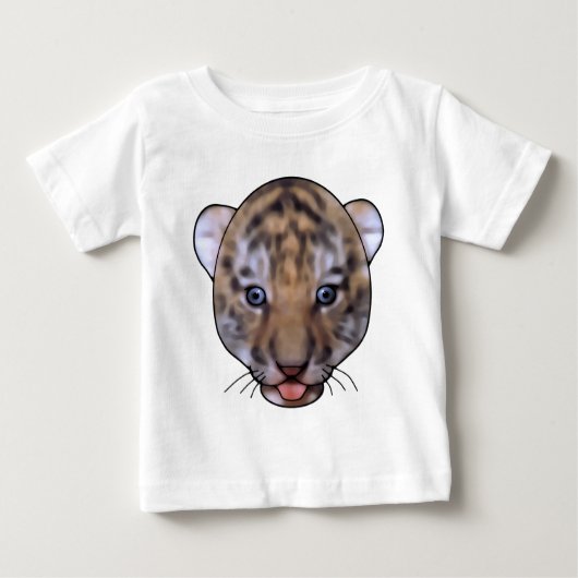 T-shirt Pour Bébé Tigre de bébé (Devant)