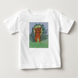T-shirt Pour Bébé tigre sauvage