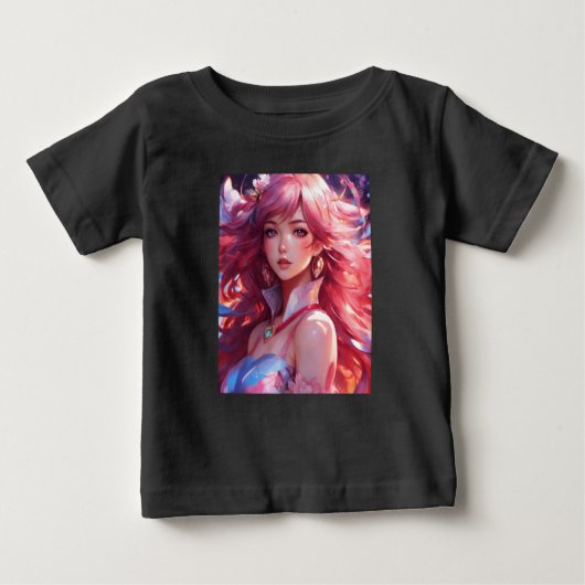 T-shirt Pour Bébé Tilt Shift Anime Baby Tee (Devant)