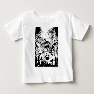 T-shirt Pour Bébé Tir de groupe de corps de lanterne