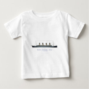 T-shirt Pour Bébé Titanic 1912 1
