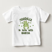 T-shirt Pour Bébé TOADALLY Love Babcia Frog (Devant)