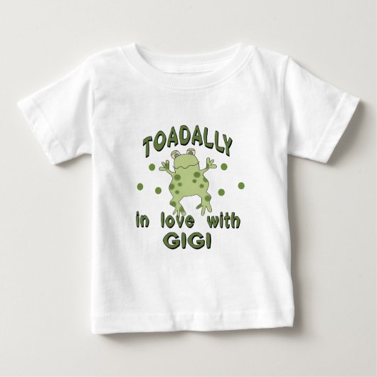 T-shirt Pour Bébé TOADALY Love Gigi Frog (Devant)