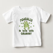 T-shirt Pour Bébé TOADALY Love Grammy Frog (Devant)