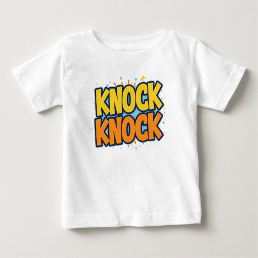 T-shirt Pour Bébé Toc toc  (Devant)