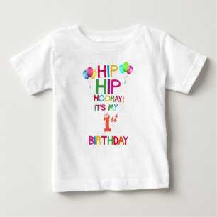 T-shirt Pour Bébé Toddler Custom Happy Birthday Party