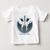 T-shirt Pour Bébé Toddler Wolf Pup robe Husky Puppy robe bébé (Devant)