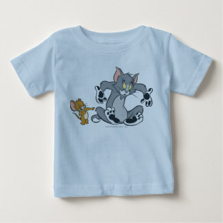 T-shirt Pour Bébé Tom et Jerry Black Paw Cat