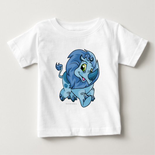 T-shirt Pour Bébé Tonu bleu (Devant)