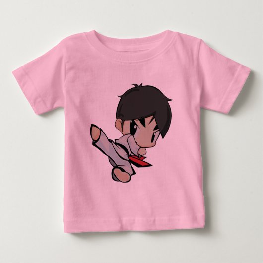 T-shirt Pour Bébé Toon Kick (Devant)