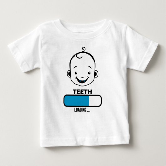 T-shirt Pour Bébé tooth loadefirst (Devant)
