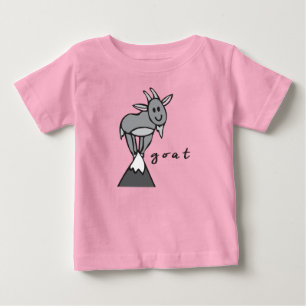 T-shirt Pour Bébé Top bébé chèvre ou T-shirt (avec sous-base)