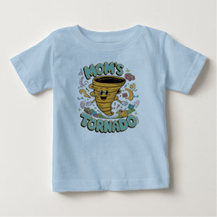 T-shirt Pour Bébé "Tornade de maman" T-shirt bébé