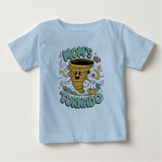 T-shirt Pour Bébé "Tornade de maman" T-shirt bébé