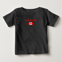 Toronto Canada Drapeau canadien Couleur foncée