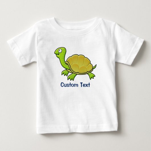 T-shirt Pour Bébé Tortue caricaturale (Devant)