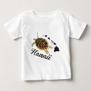 T-shirt Pour Bébé Tortue Hawaii de la baie de Hanauma