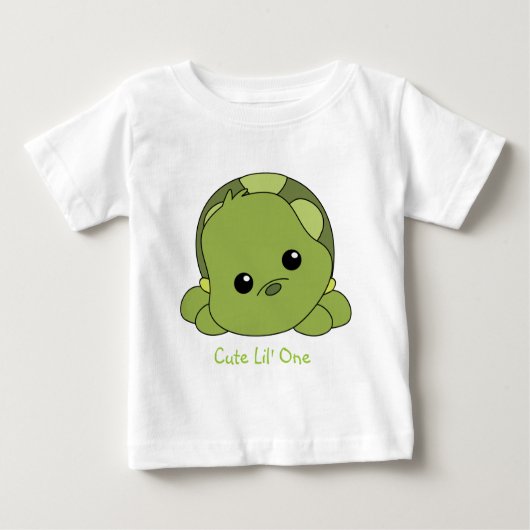 T-shirt Pour Bébé Tortue Lil Baby (Devant)
