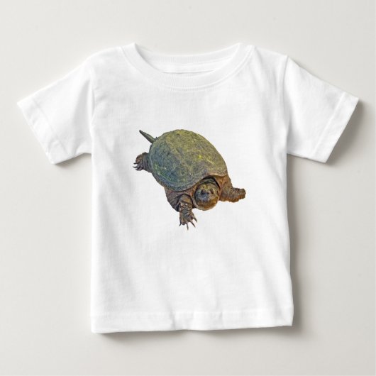 T-shirt Pour Bébé Tortue serpentine - Chelydra serpentina (Devant)