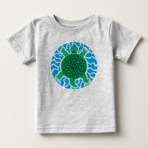 T-shirt Pour Bébé Tortues marines, recyclage