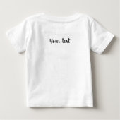 T-shirt Pour Bébé Tour Eiffel & Bow (Dos)