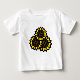 T-shirt Pour Bébé Tournesols