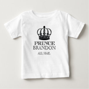T-shirt Pour Bébé Tous grêlent le prince